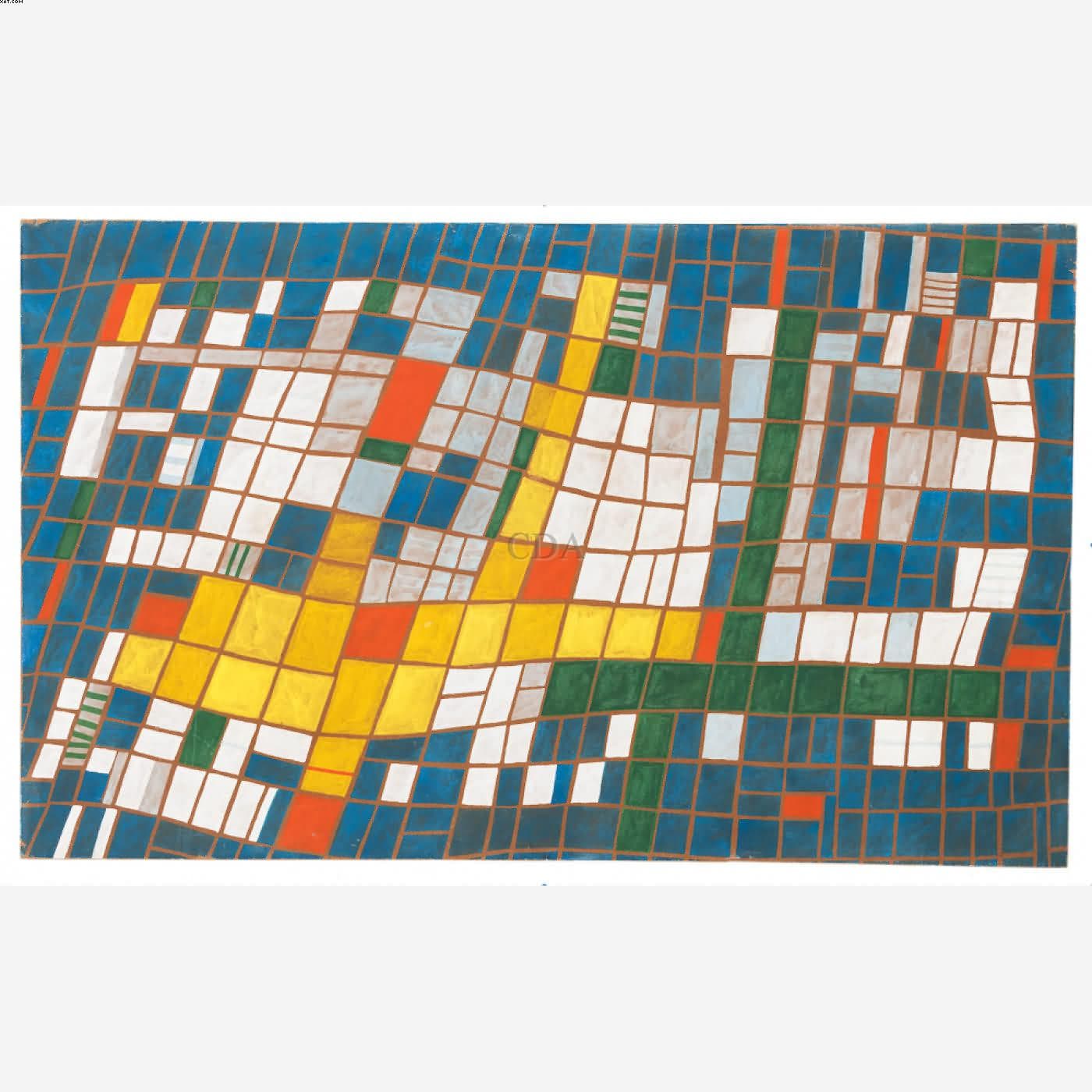 ESTUDO PARA TAPEÇARIA — Athos Bulcão, 1968