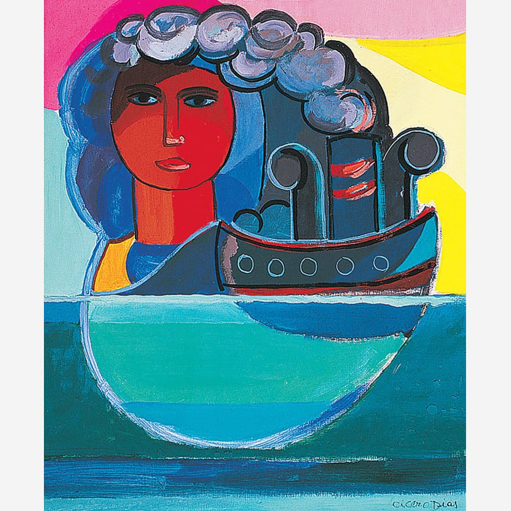 Mulher e Barco. — Cicero Dias