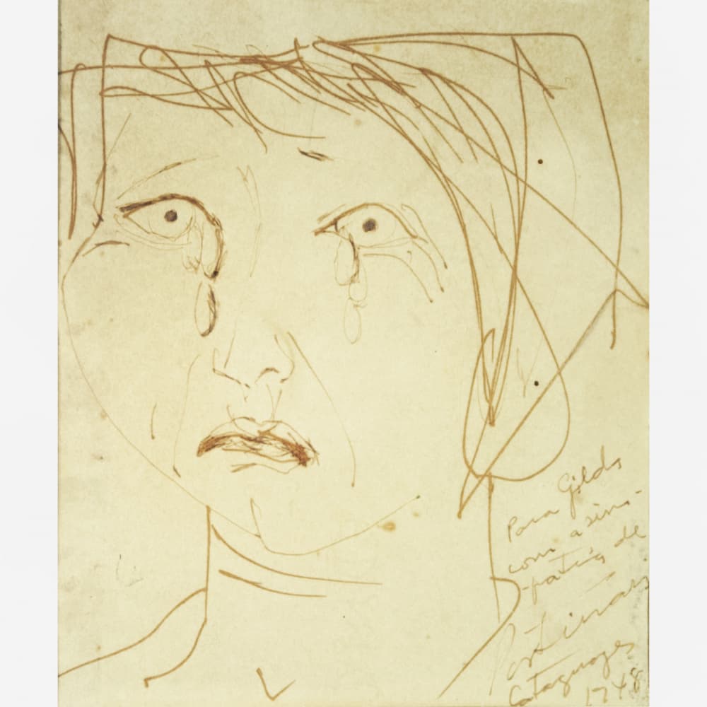 MULHER CHORANDO — Cândido Portinari