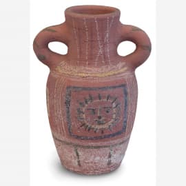 VASE AU DÉCOR PASTEL - — Pablo Picasso