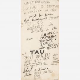 DA SÉRIE “ESCRITAS”. — Mira Schendel