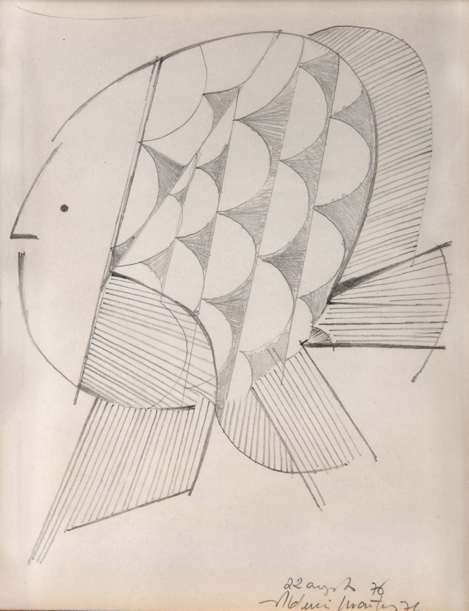 Peixe — Aldemir Martins, 1976