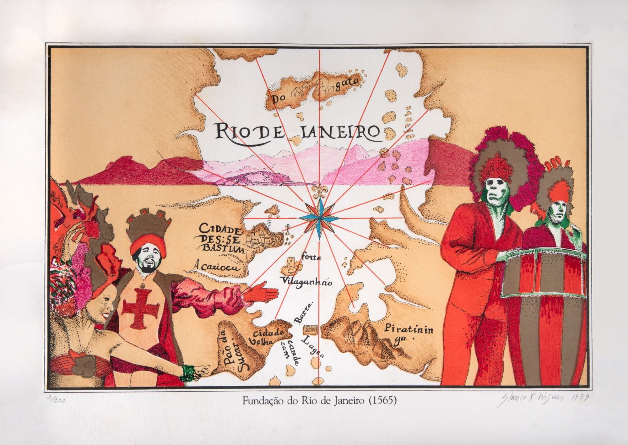 Fundação do Rio de Janeiro — Glauco Rodrigues, 1979