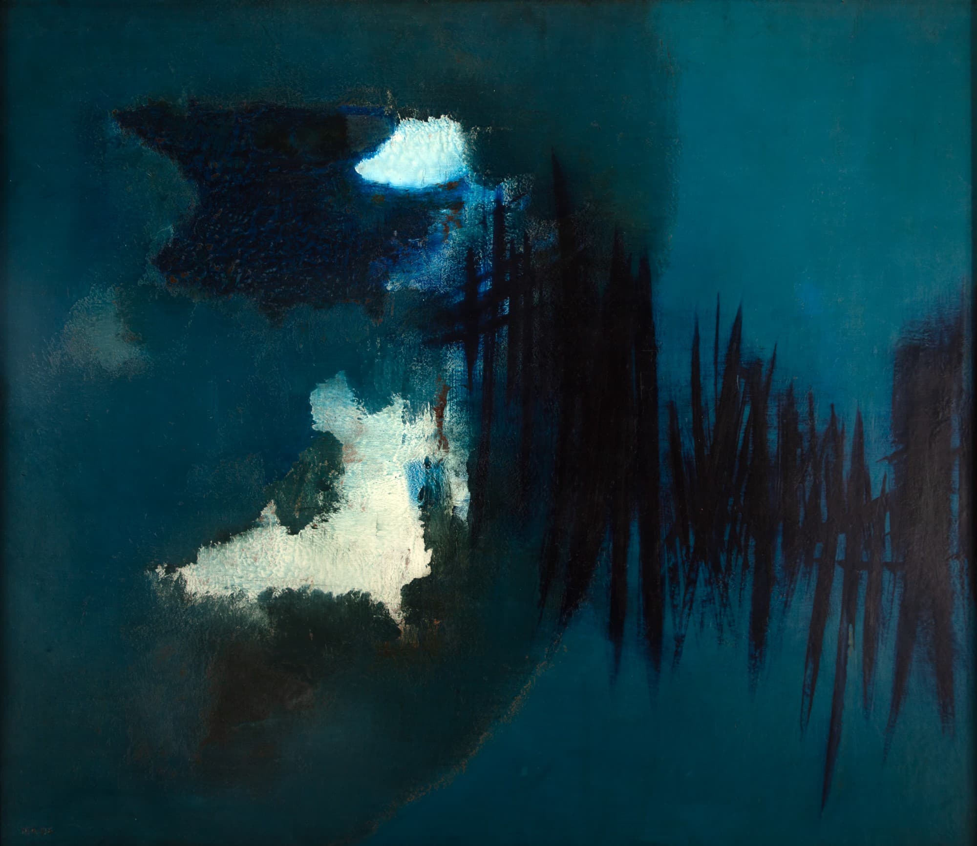 Onda Fria — Manabu Mabe, 1957