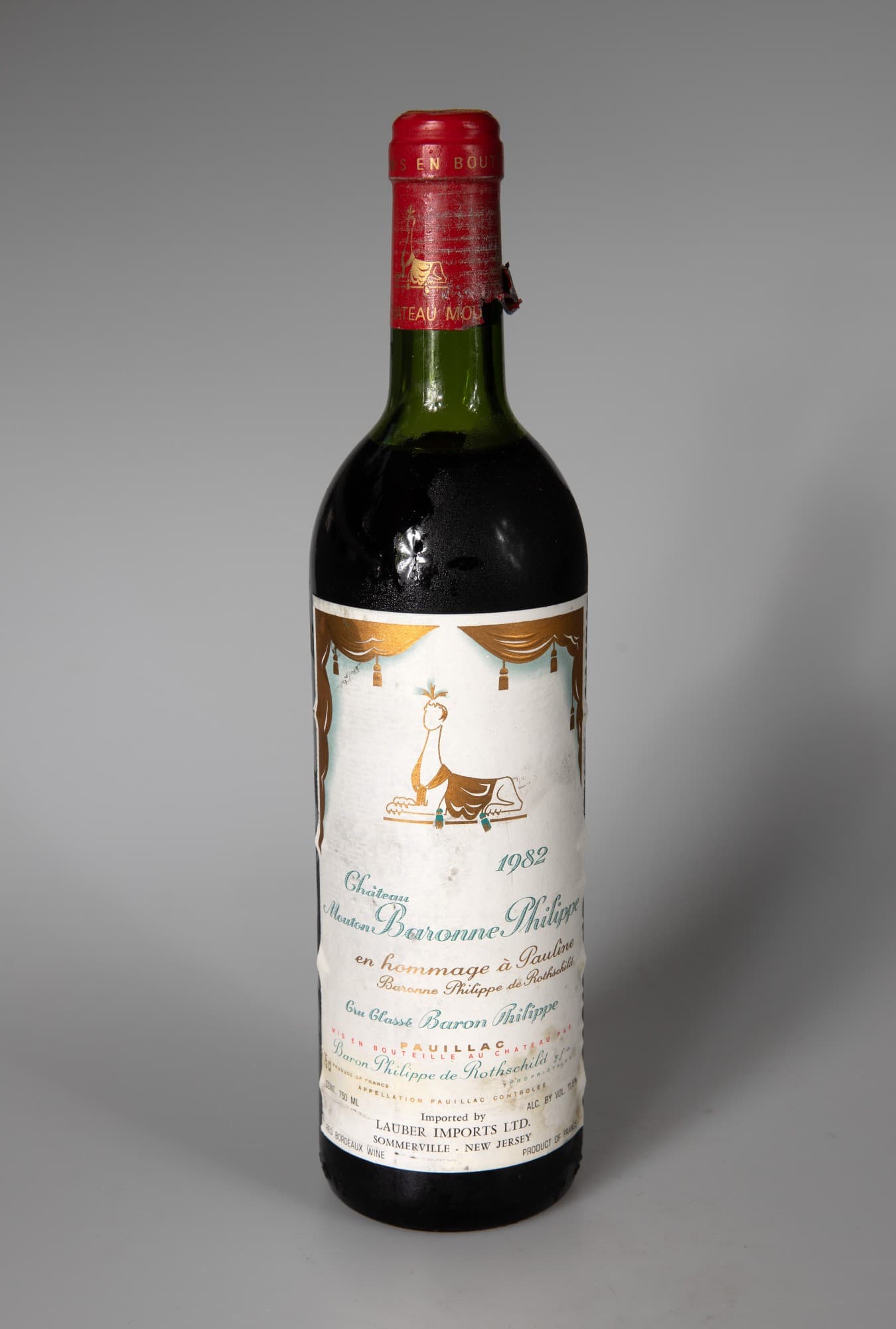 Chateau Mouton Baronne Philippe — Vinho, 1982