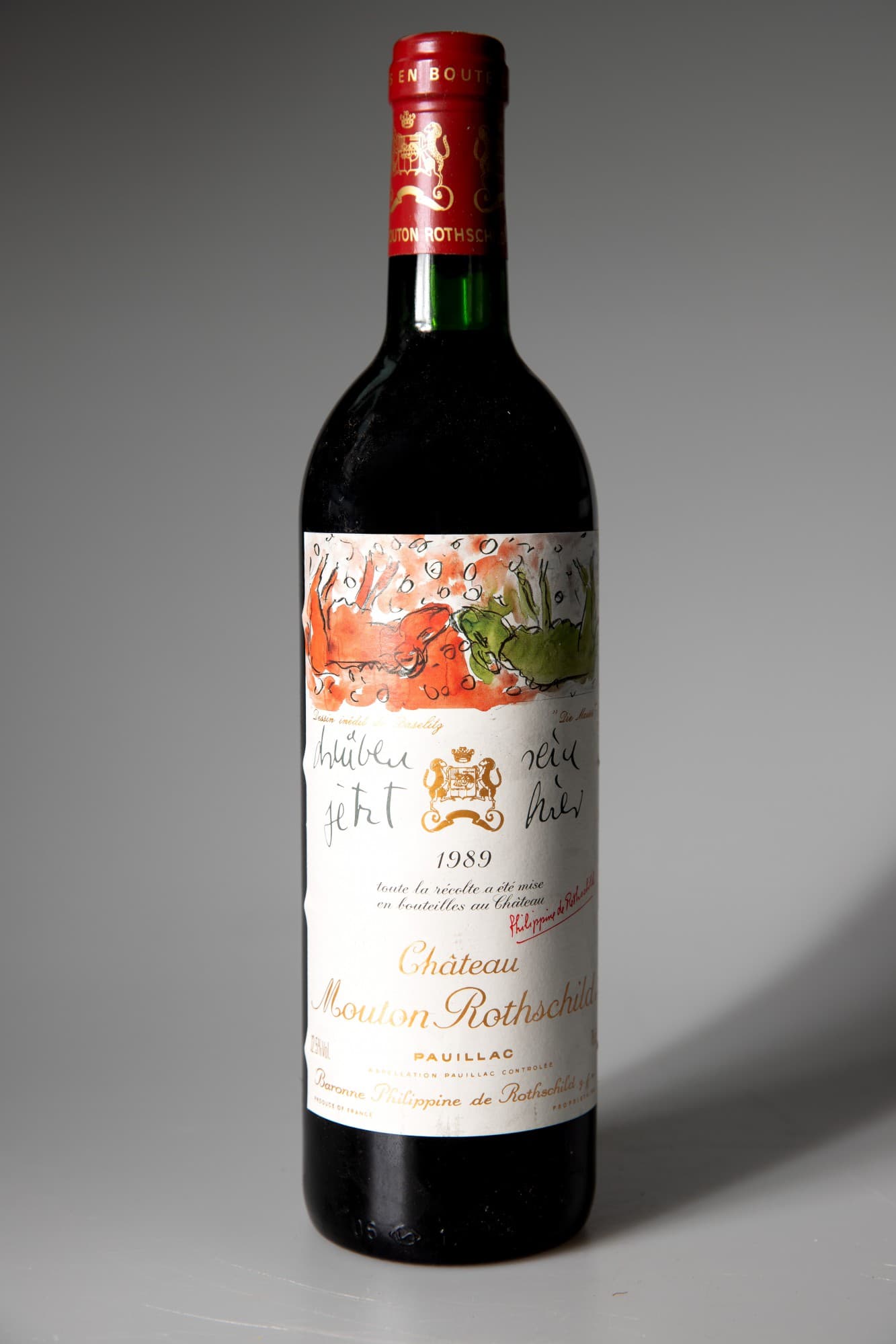 Chateau Mouton Rothschild - Pauillac — Vinho, 1989