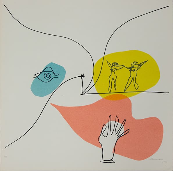 Sem Título (Mancha Rosa) — Oscar Niemeyer, 1990