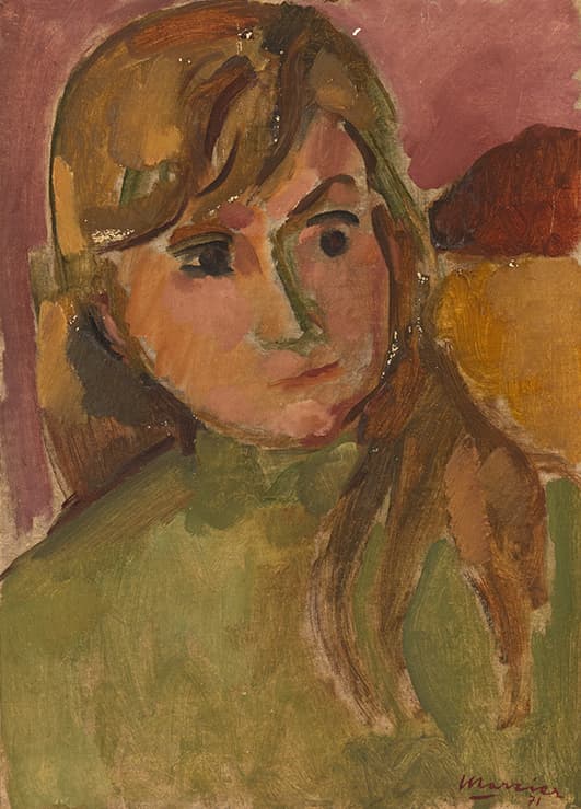 Retrato de Menina — Emeric Marcier, 1971