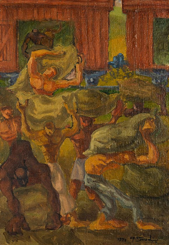 Descarregando Café — Eugênio Proença Sigaud, 1971