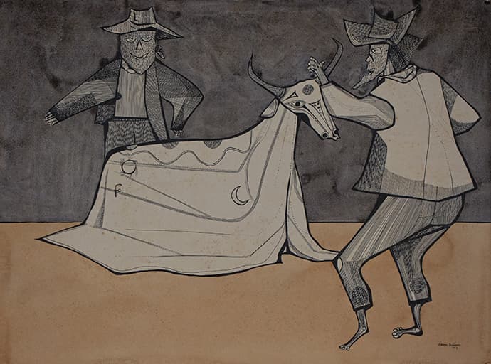 Cena de Cangaço — Aldemir Martins, 1957