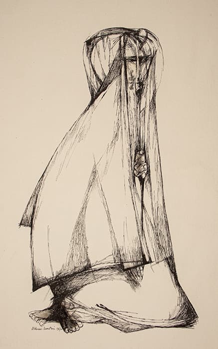 Carpideira — Aldemir Martins, 1967