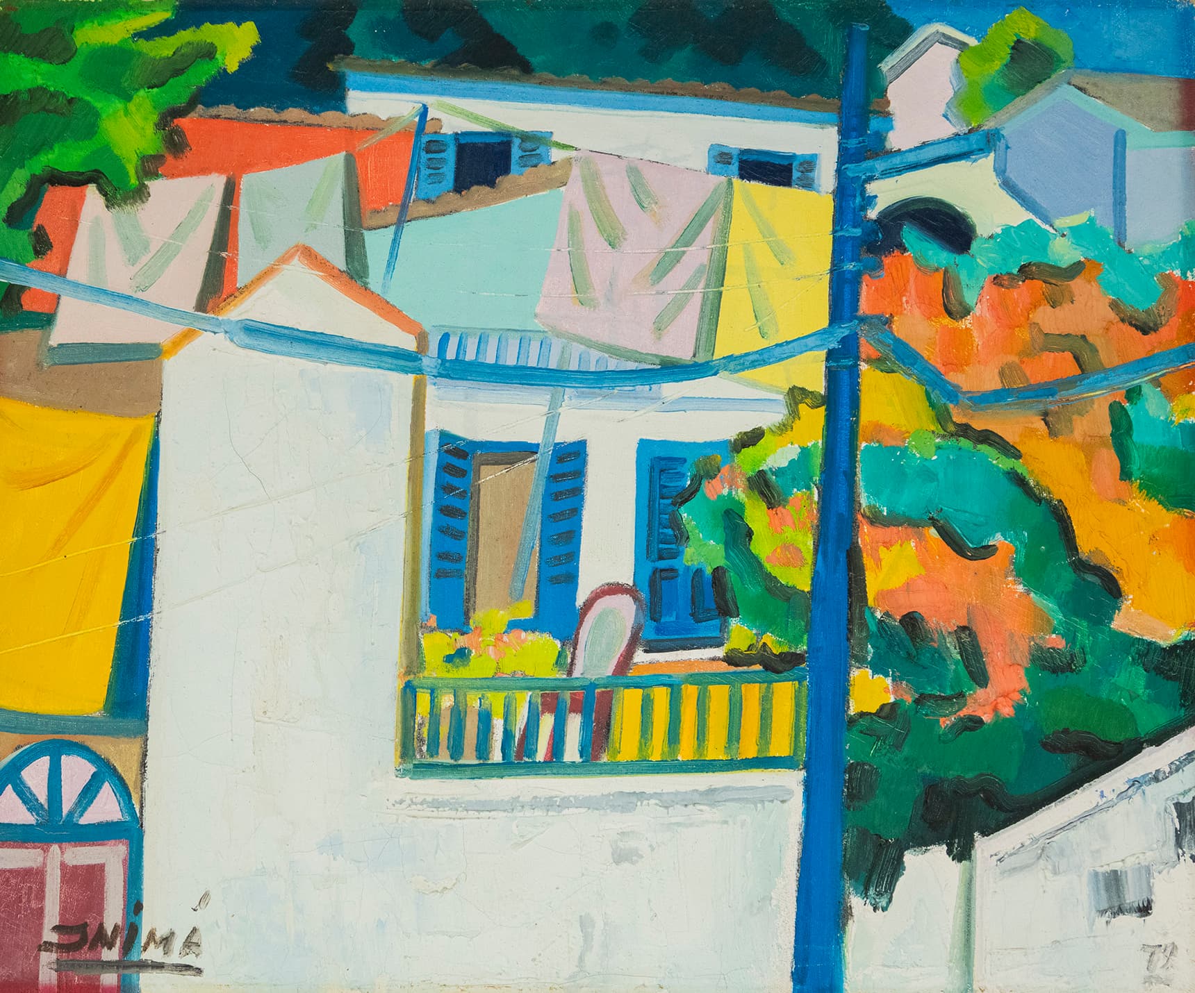 Paisagem/Rio / Lençol no Varal — Inima José de Paula, 1979