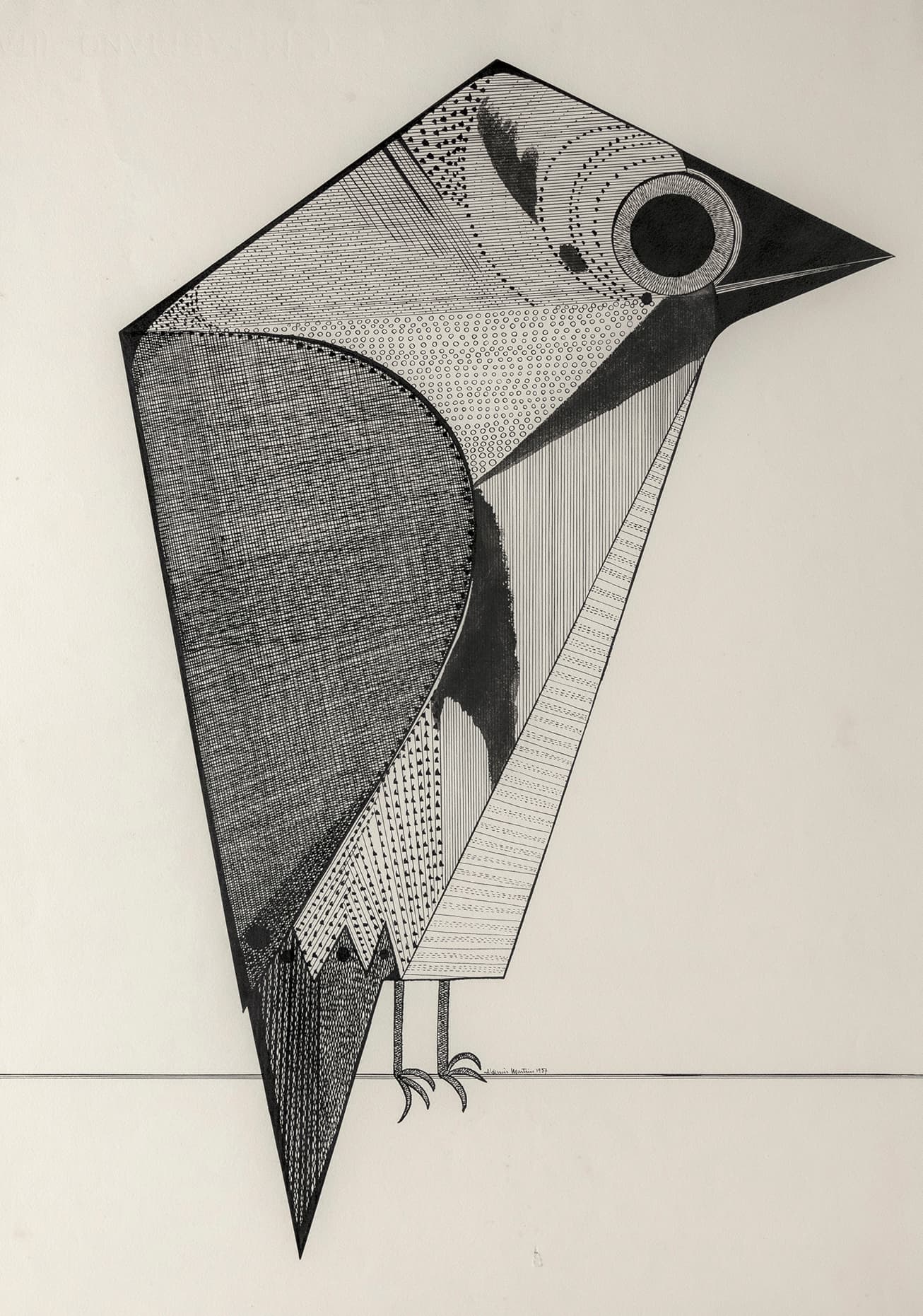 Pássaro — Aldemir Martins, 1957
