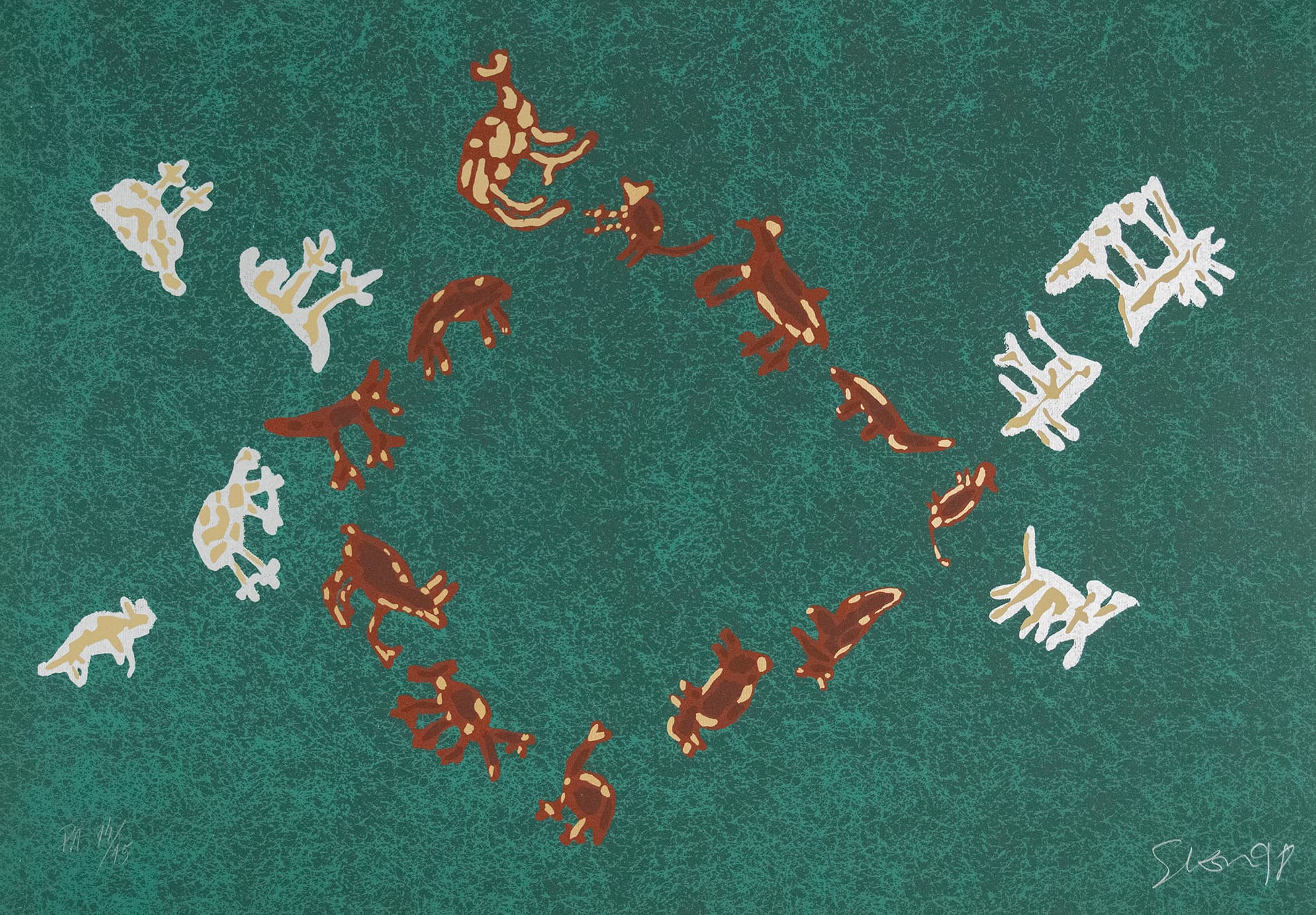Da série Rupestre — Siron Franco, 1998