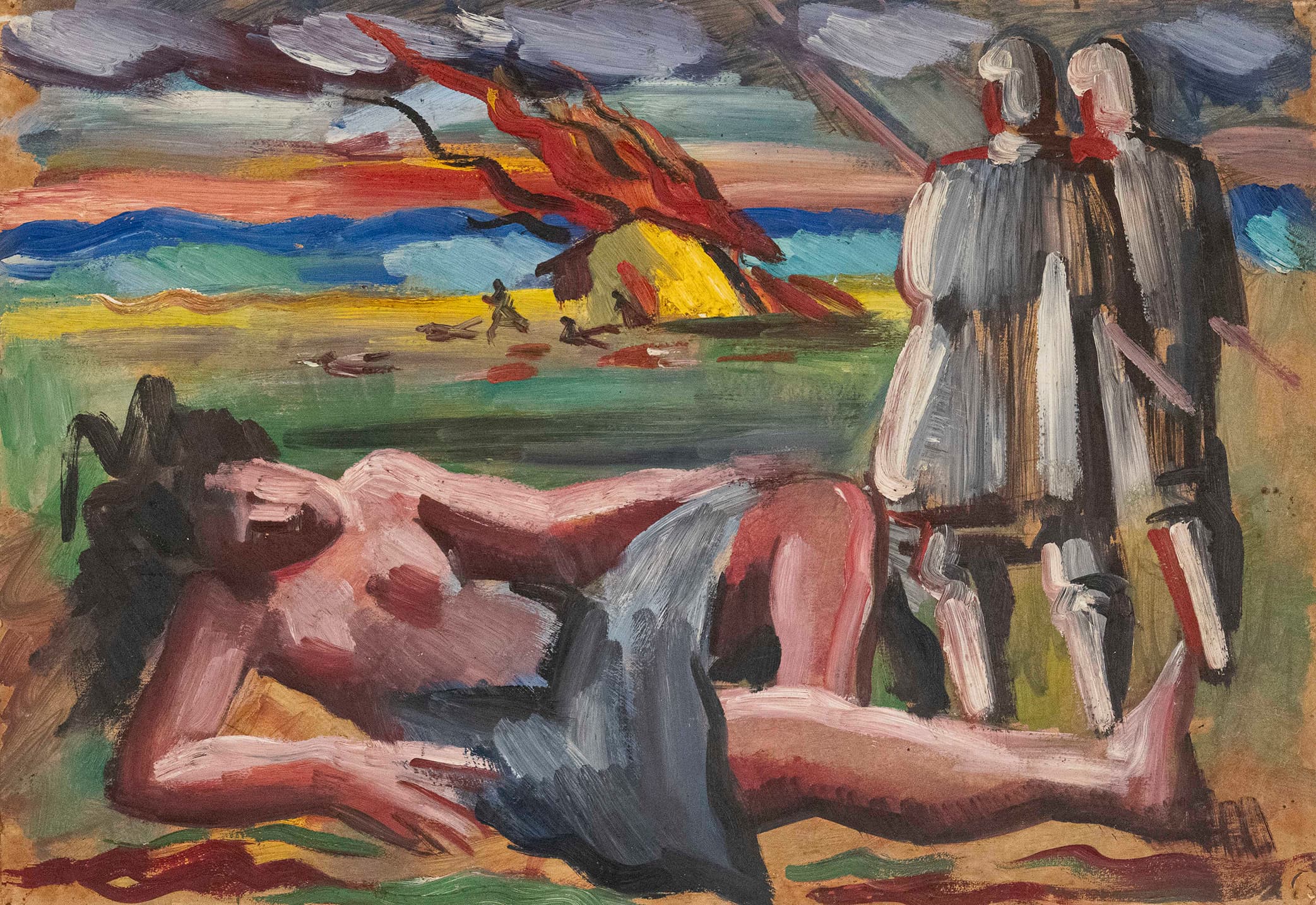 Mulher Deitada — Ernesto de Fiori