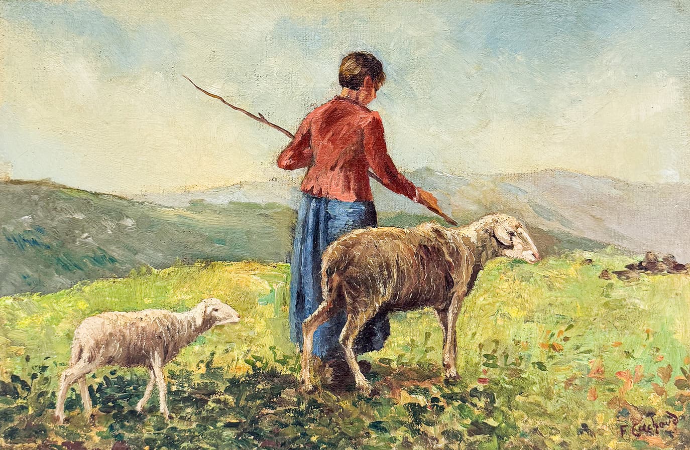 Pastor de Ovelhas — François Charles Cachoud